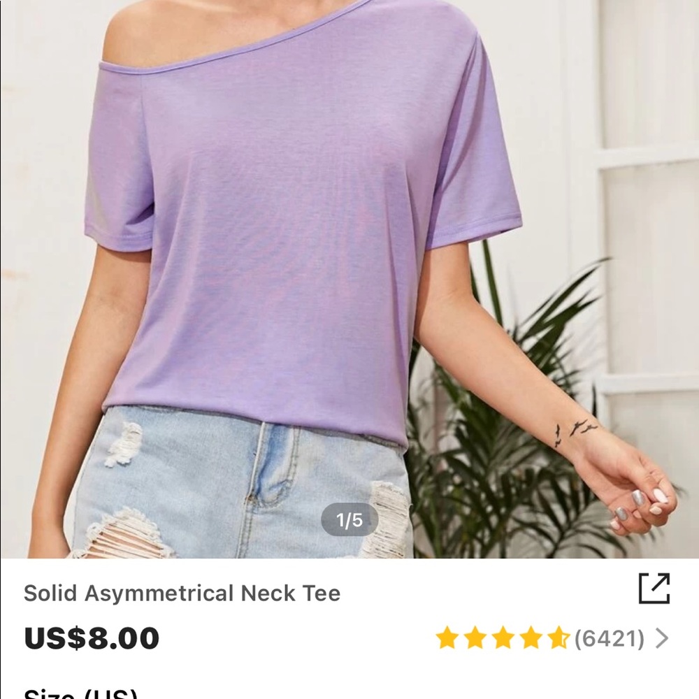 Off the shoulder